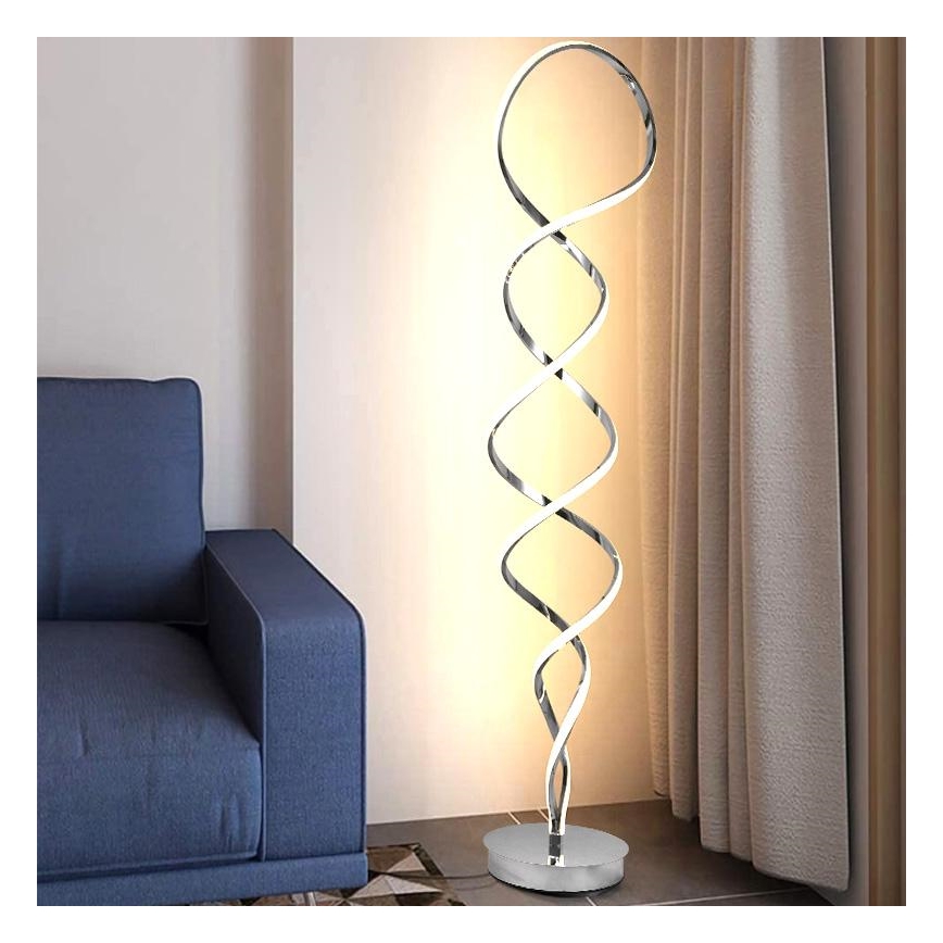 LED Aptumšojama grīdas stāvlampa LED/90W/230V 3000-6500K + tālvadības pults