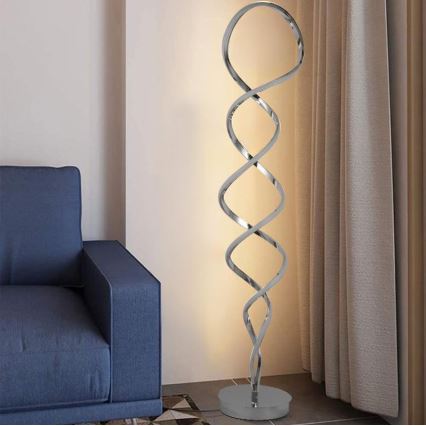 LED Aptumšojama grīdas stāvlampa LED/90W/230V 3000-6500K + tālvadības pults