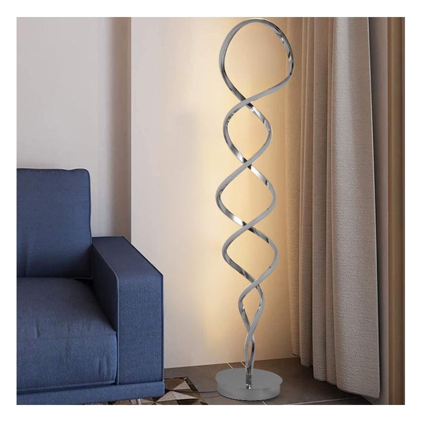 LED Aptumšojama grīdas stāvlampa LED/90W/230V 3000-6500K + tālvadības pults