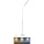 LED Aptumšojama grīdas stāvlampa SIGNUS LED/10W/230V 3000/4500/6500K balta