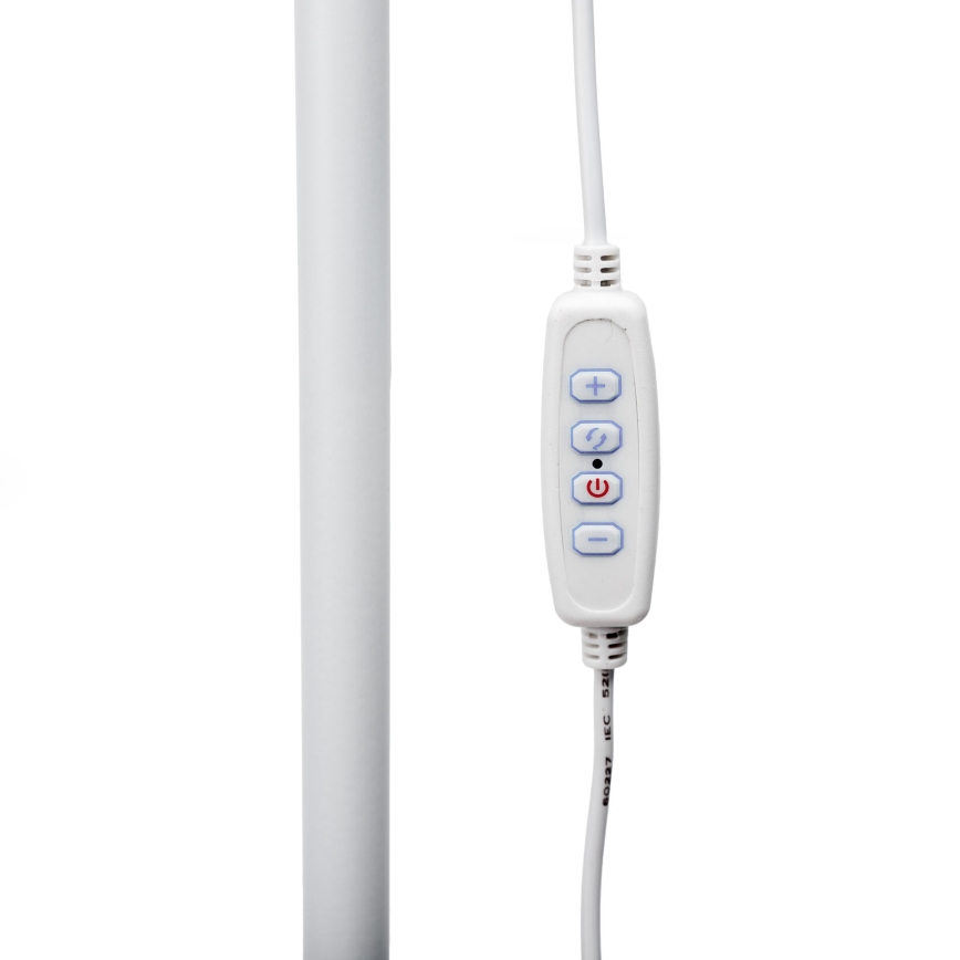 LED Aptumšojama grīdas stāvlampa SIGNUS LED/10W/230V 3000/4500/6500K balta