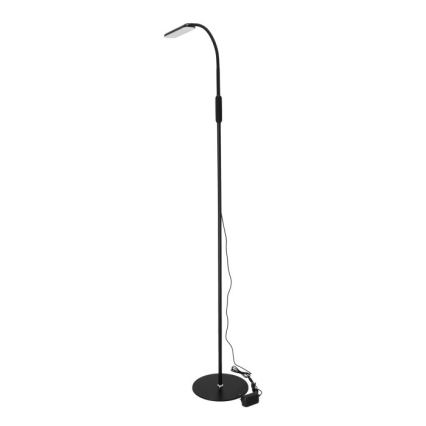 LED Aptumšojama grīdas stāvlampa TEILO LED/10W/230V 3000/4000/6500K melna + tālvadības pults