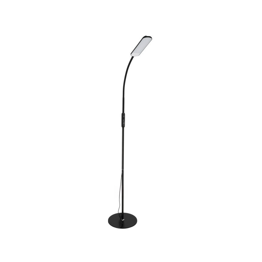 LED Aptumšojama grīdas stāvlampa TEILO LED/10W/230V 3000/4000/6500K melna + tālvadības pults
