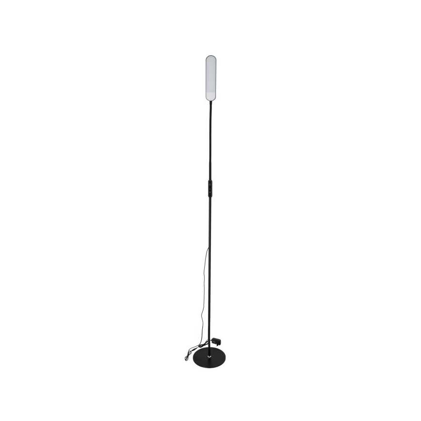 LED Aptumšojama grīdas stāvlampa TEILO LED/10W/230V 3000/4000/6500K melna + tālvadības pults