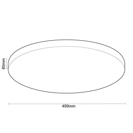 LED Aptumšojama griestu lampa ar balss vadību OPAL LED/48W/230V 2700-6500K balta + tālvadības pults
