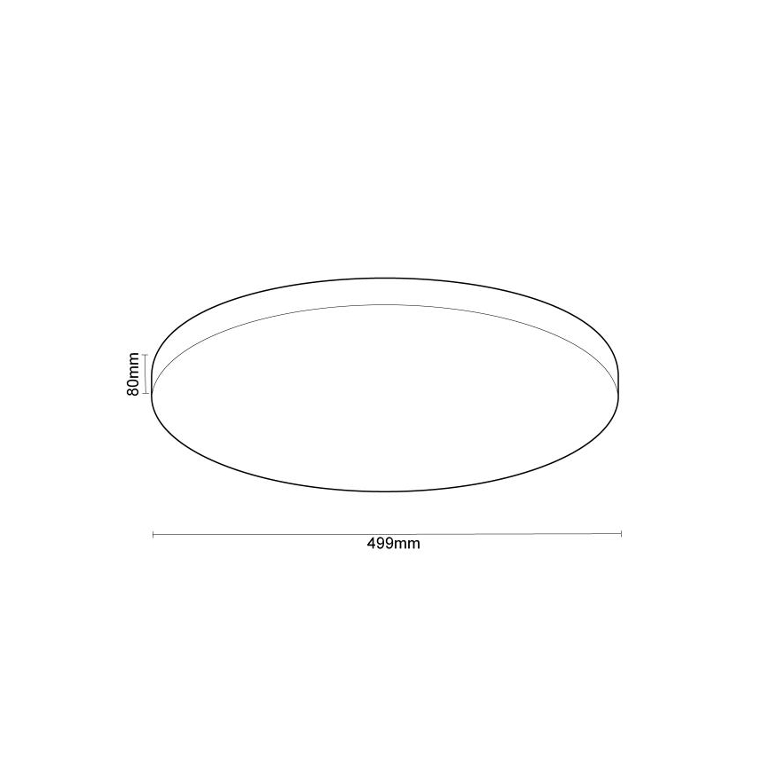 LED Aptumšojama griestu lampa ar balss vadību OPAL LED/48W/230V 2700-6500K balta + tālvadības pults