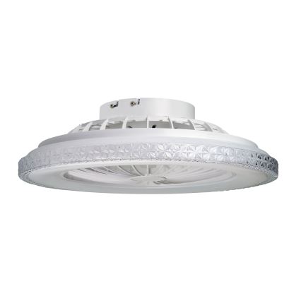 LED ar regulējamu spilgtumu griestu gaismeklis ar ventilatoru EGYPT LED/48W/230V 3000-6500K balts + tālvadība
