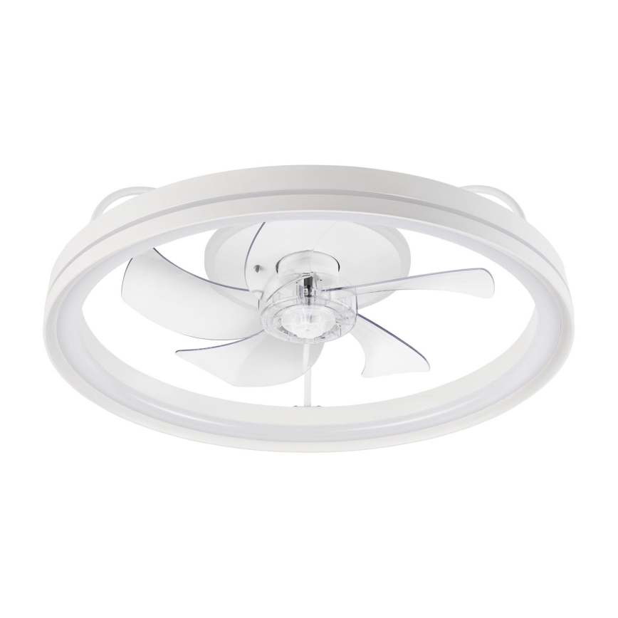 LED Aptumšojama griestu lampa ar ventilatoru FARGO LED/37W/230V balta + tālvadības pults