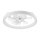 LED Aptumšojama griestu lampa ar ventilatoru FARGO LED/37W/230V balta + tālvadības pults