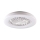 LED Aptumšojama griestu lampa ar ventilatoru LIBYA LED/48W/230V 3000-6500K balta + tālvadības pults