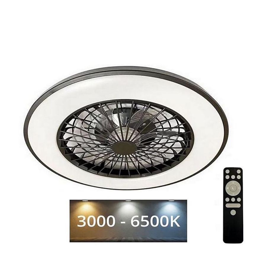 LED Aptumšojama griestu lampa ar ventilatoru OPAL LED/48W/230V 3000-6500K + tālvadības pults