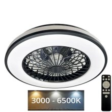 LED Aptumšojama griestu lampa ar ventilatoru OPAL LED/48W/230V 3000-6500K + tālvadības pults