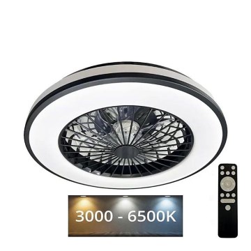 LED Aptumšojama griestu lampa ar ventilatoru OPAL LED/48W/230V 3000-6500K + tālvadības pults