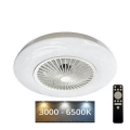 LED Aptumšojama griestu lampa ar ventilatoru OPAL LED/72W/230V 3000-6500K + tālvadības pults