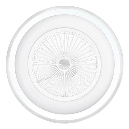 LED Aptumšojama griestu lampa ar ventilatoru ZONDA LED/48W/230V 3000-6000K balta + tālvadības pults