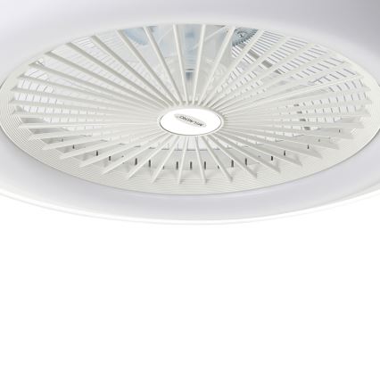 LED Aptumšojama griestu lampa ar ventilatoru ZONDA LED/48W/230V 3000-6000K balta + tālvadības pults