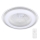 LED Aptumšojama griestu lampa ar ventilatoru ZONDA LED/65W/230V sudraba + tālvadības pults