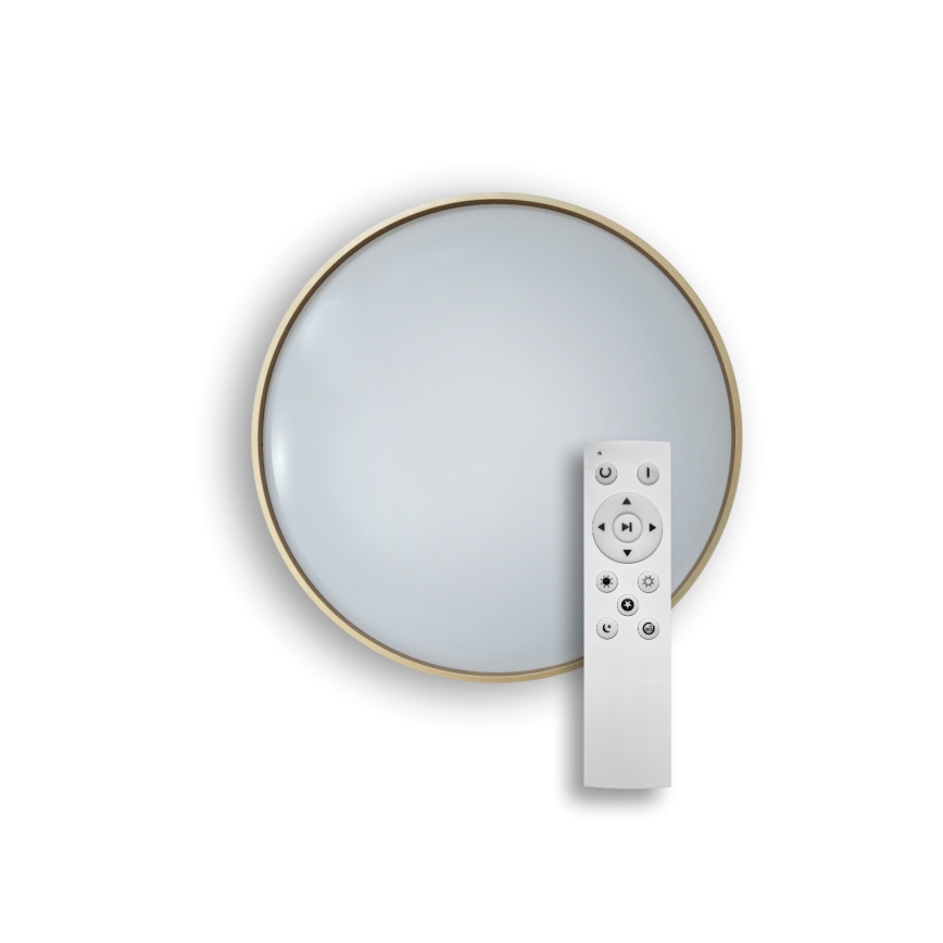LED Aptumšojama griestu lampa DRINA LED/36W/230V 2700-6500K d. 50 cm + tālvadības pults