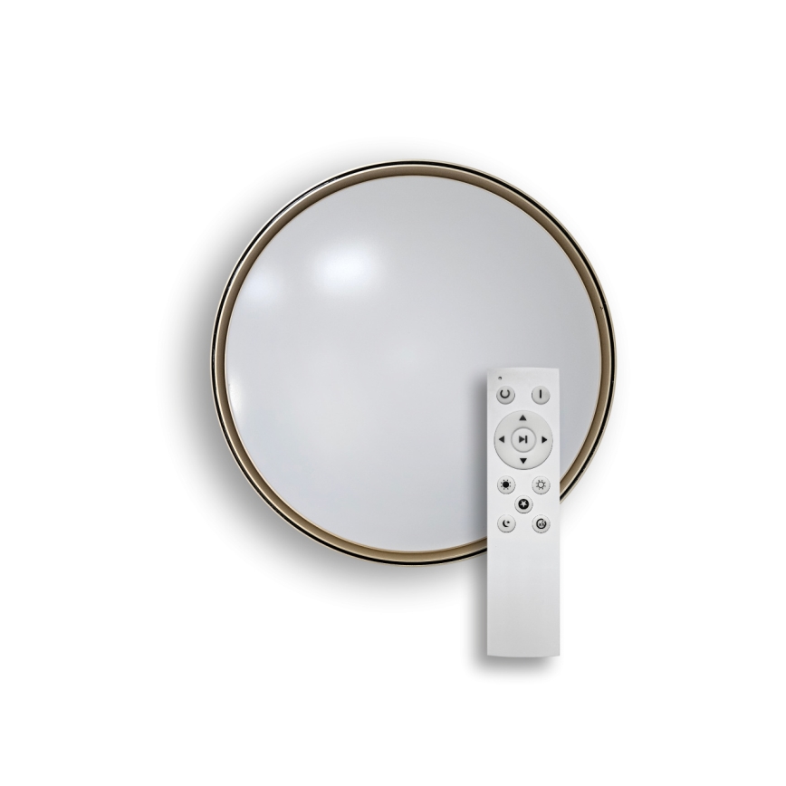 LED Aptumšojama griestu lampa EBRO LED/36W/230V 2700-6500K d. 50 cm + tālvadības pults