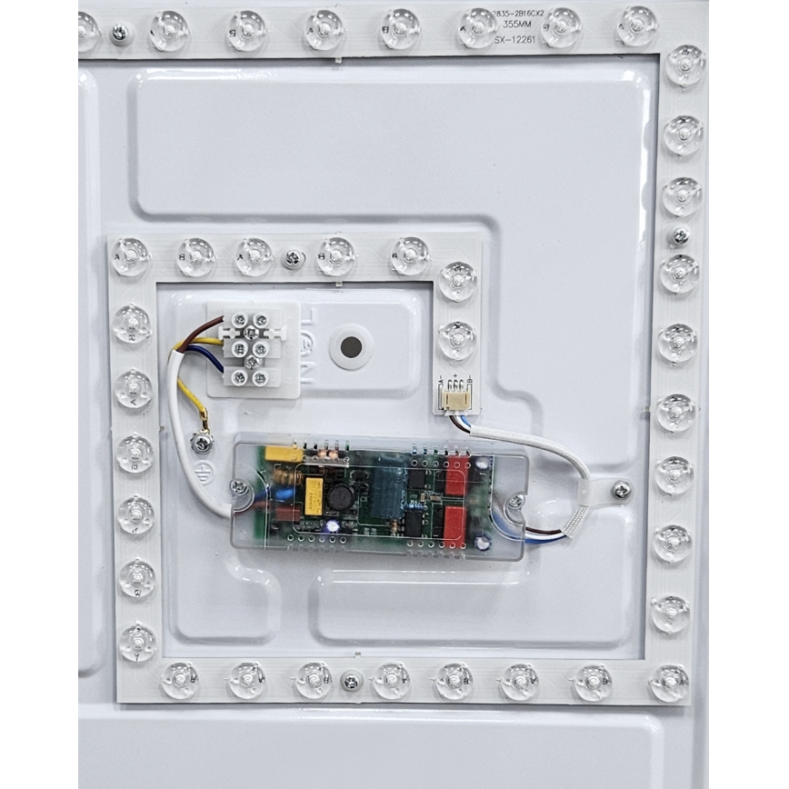 LED Aptumšojama griestu lampa EBRO LED/36W/230V 2700-6500K d. 50 cm + tālvadības pults