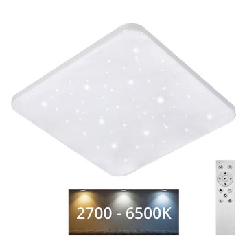 LED Aptumšojama griestu lampa FLORA LED/60W/230V 2700-6500K 53x53 cm + tālvadības pults