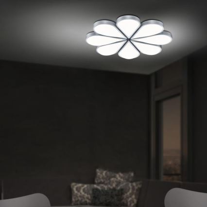 LED Aptumšojama griestu lampa FLOWER LED/120W/230V + tālvadības pults