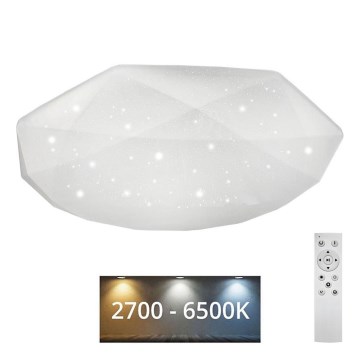 LED Aptumšojama griestu lampa INDUS LED/60W/230V 2700-6500K d. 58 cm + tālvadības pults