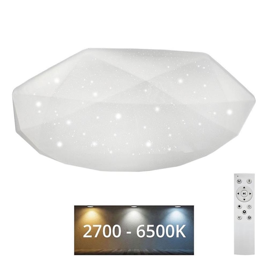 LED Aptumšojama griestu lampa INDUS LED/60W/230V 2700-6500K d. 58 cm + tālvadības pults