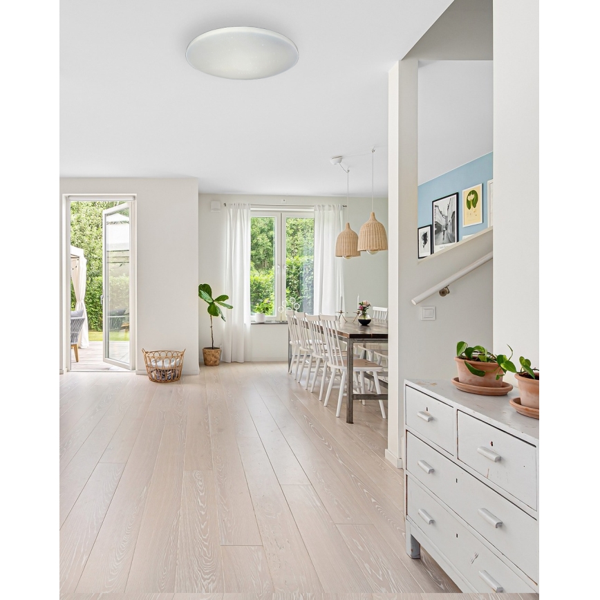 LED Aptumšojama griestu lampa IPOLY LED/60W/230V 2700-6500K d. 58 cm + tālvadības pults
