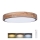 LED Aptumšojama griestu lampa IRON OAK LED/60W/230V 3000-6500K ozols d. 51 cm + tālvadības pults