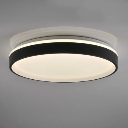 LED Aptumšojama vannas istabas griestu lampa JADWIGA LED/42W/230V d. 38,5 cm 3000-6000K IP44 + tālvadības pults