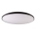 LED Aptumšojama griestu lampa KERN LED/80W/230V 3000-6000K d. 80 cm melna + tālvadības pults