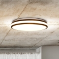 LED Aptumšojama griestu lampa LASKOS LED/48W/230V 3000-6500K melna + tālvadības pults