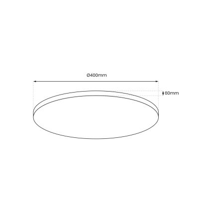 LED Aptumšojama griestu lampa LAYLA LED/33W/230V 3000/4000/6000K zelta + tālvadības pults