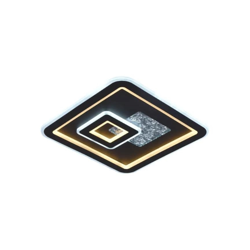 LED Aptumšojama griestu lampa LED/110W/230V 3000-6500K melna + tālvadības pults