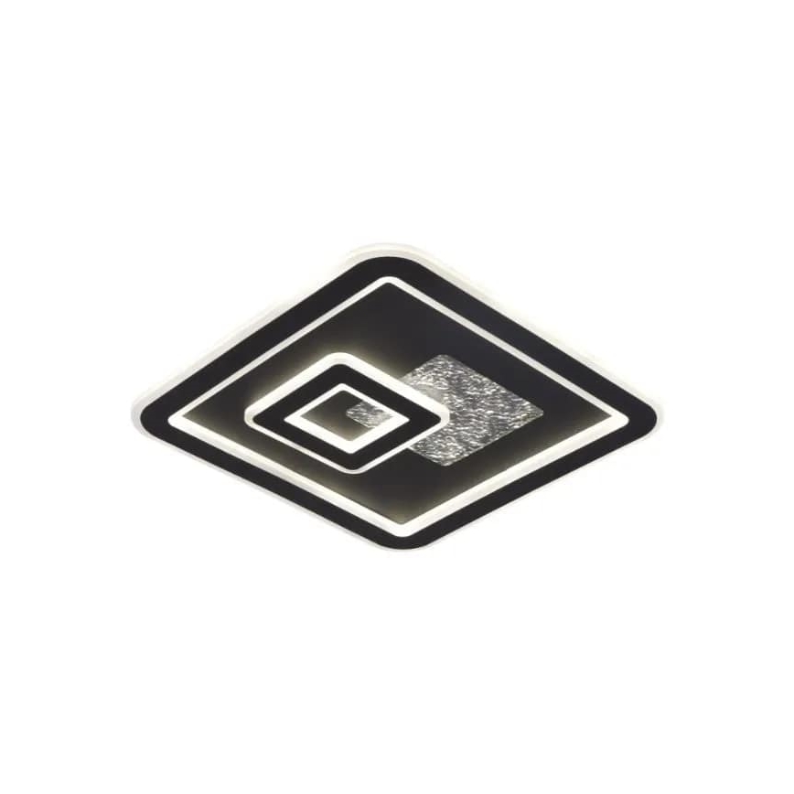 LED Aptumšojama griestu lampa LED/110W/230V 3000-6500K melna + tālvadības pults
