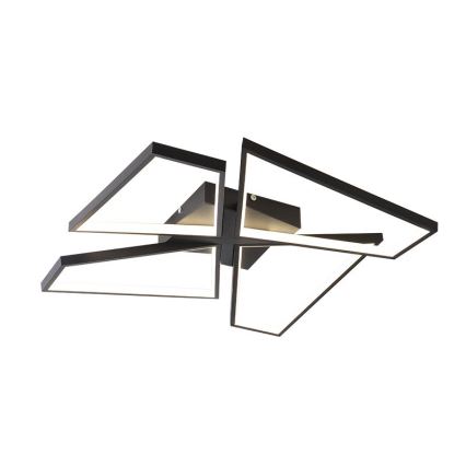LED Aptumšojama griestu lampa LED/115W/230V 3000-6500K melna + tālvadības pults