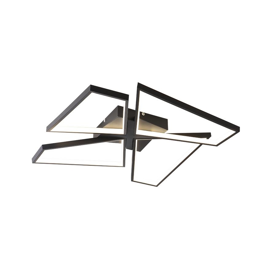 LED Aptumšojama griestu lampa LED/115W/230V 3000-6500K melna + tālvadības pults