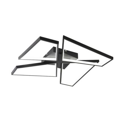 LED Aptumšojama griestu lampa LED/115W/230V 3000-6500K melna + tālvadības pults