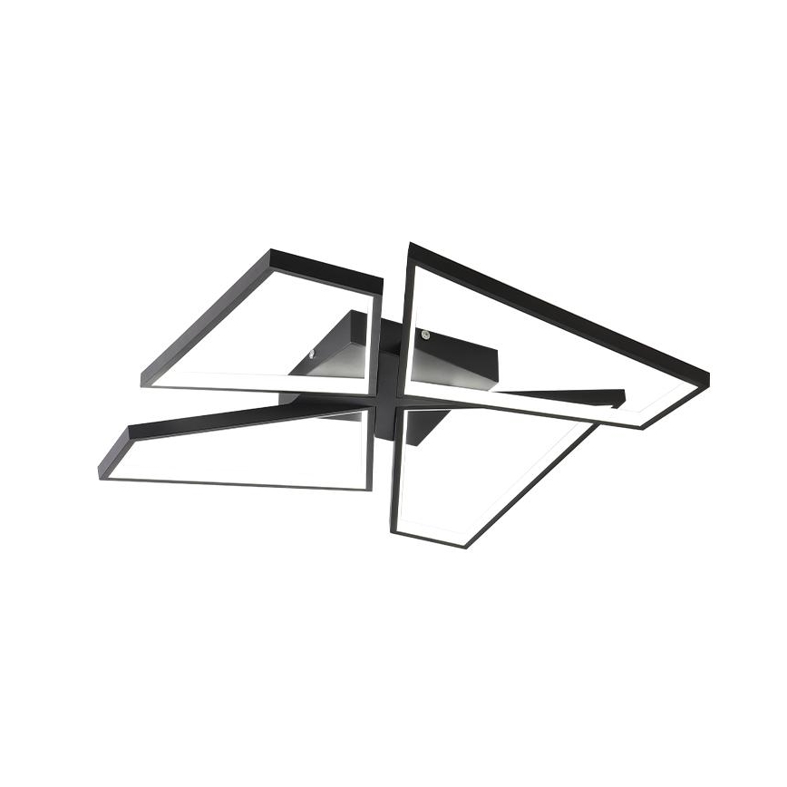 LED Aptumšojama griestu lampa LED/115W/230V 3000-6500K melna + tālvadības pults