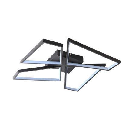 LED Aptumšojama griestu lampa LED/115W/230V 3000-6500K melna + tālvadības pults
