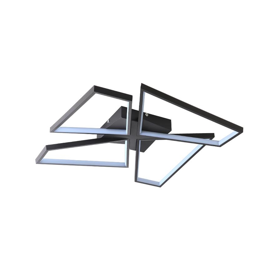 LED Aptumšojama griestu lampa LED/115W/230V 3000-6500K melna + tālvadības pults