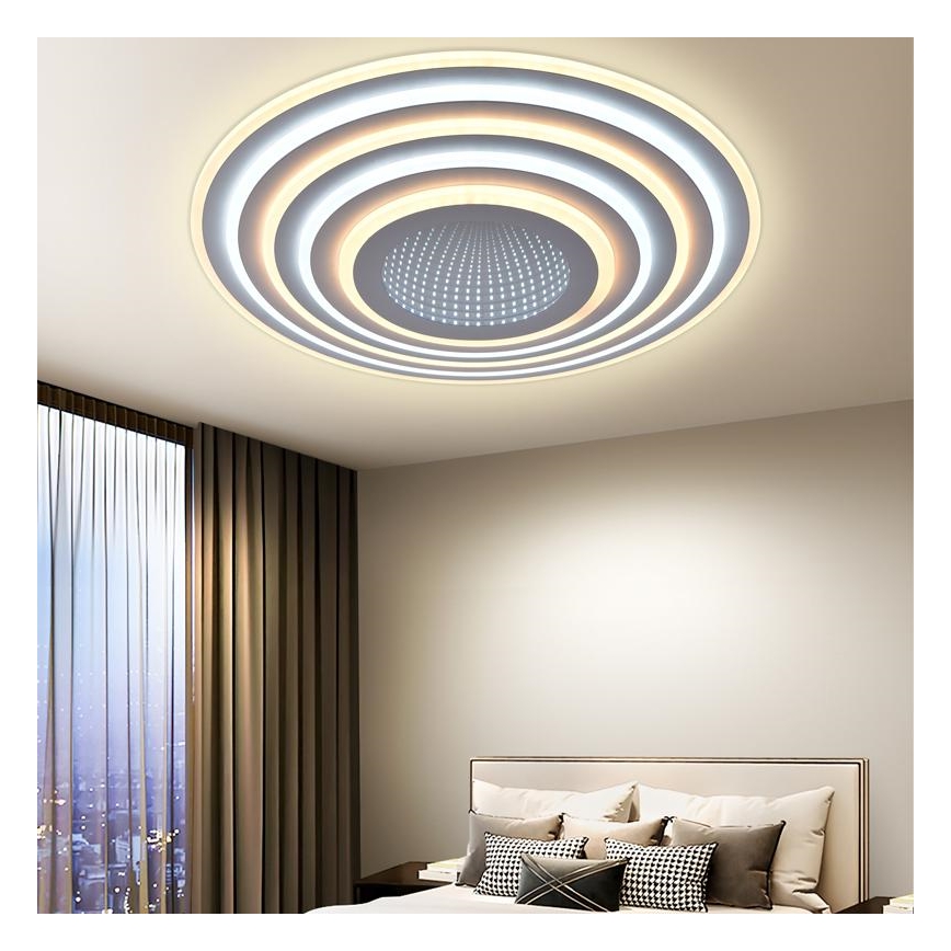 LED Aptumšojama griestu lampa LED/140W/230V 3000-6500K + tālvadības pults