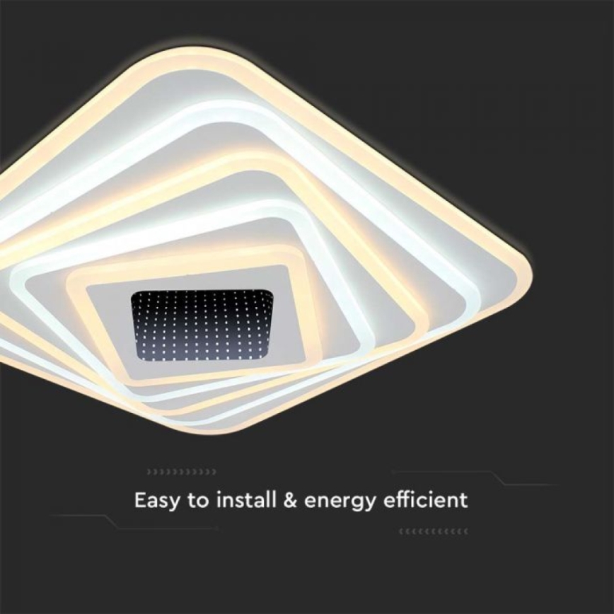 LED Aptumšojama griestu lampa LED/150W/230V 3000-6500K + tālvadības pults