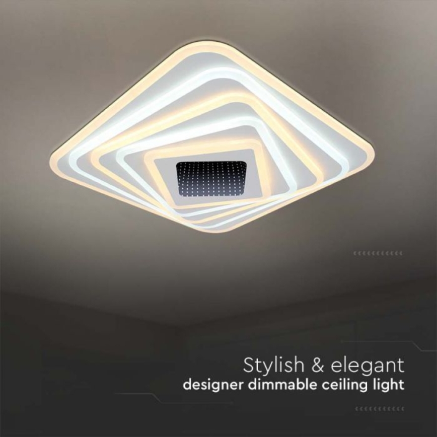 LED Aptumšojama griestu lampa LED/150W/230V 3000-6500K + tālvadības pults