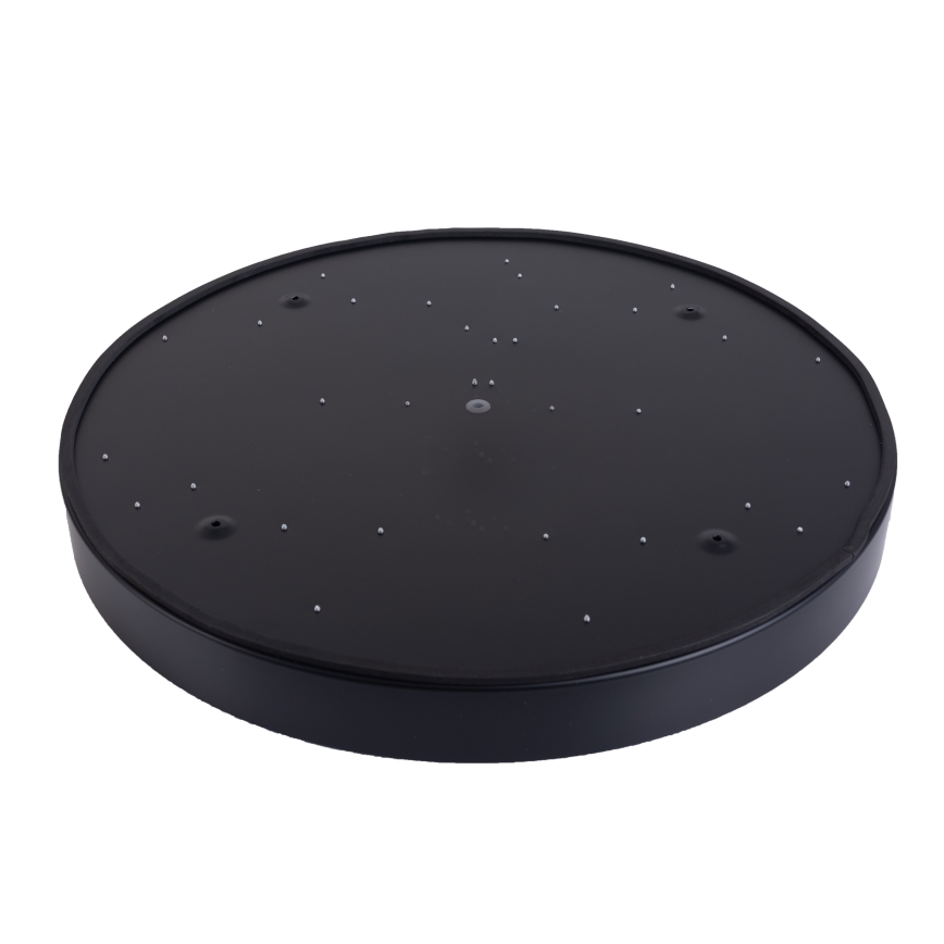 LED Aptumšojama griestu lampa LED/30W/230V 3000-6500K d. 30 cm melna + tālvadības pults