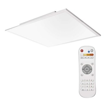 LED Aptumšojama griestu lampa LED/40W/230V 2700K-6000K kvadrātveida + tālvadības pults
