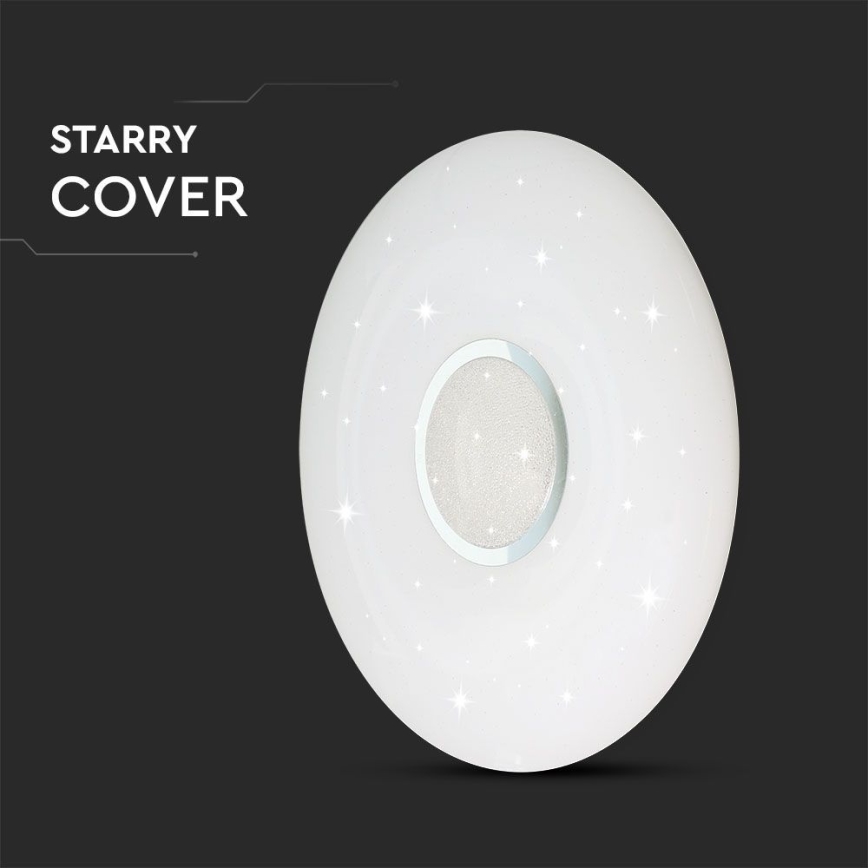 LED Aptumšojama griestu lampa LED/40W/230V 3000/4000/6500K + tālvadības pults