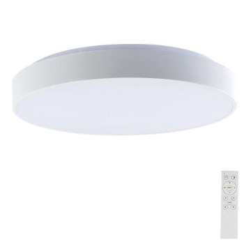 LED Aptumšojama griestu lampa LED/40W/230V 3000-6500K 39,5 cm balta + tālvadības pults