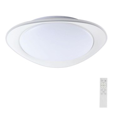 LED Aptumšojama griestu lampa LED/40W/230V 3000-6500K 45 cm balta + tālvadības pults